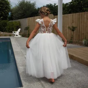Baby Bianca Dress - White