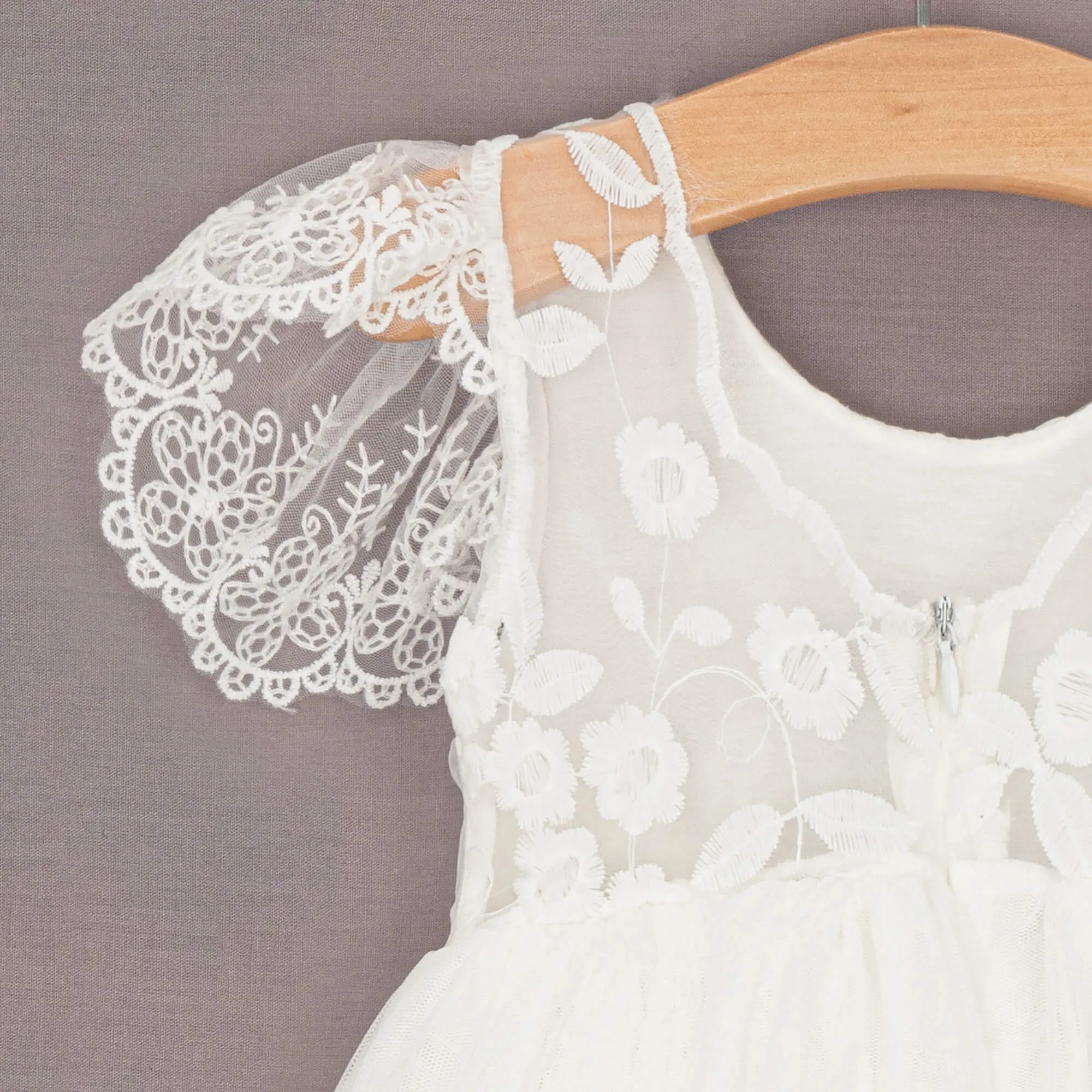 Baby Bianca Dress - White
