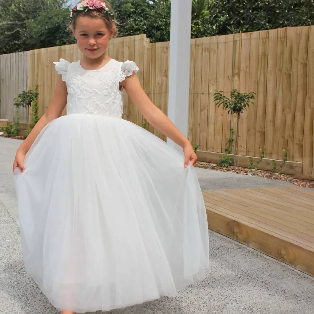 Baby Bianca Dress - White