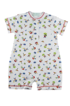 Baby Boy's Pirate Print Romper