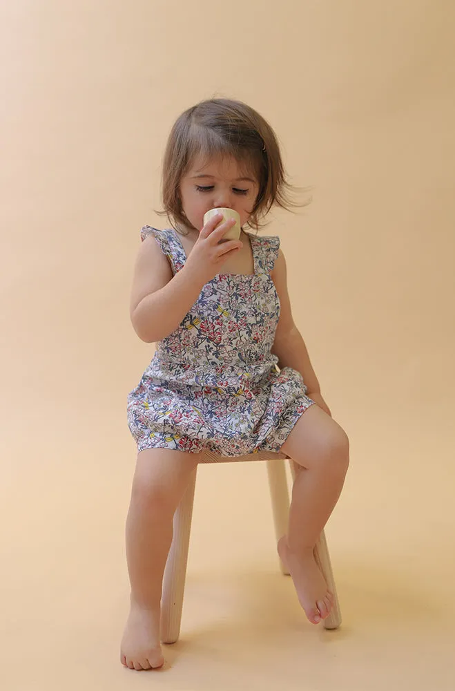 Baby Bubble Romper | Dragonfly Floral