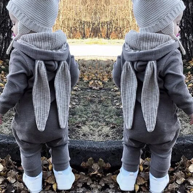 Baby  Clothes Autumn Winter Newborn Baby Rompers 0-2 Year