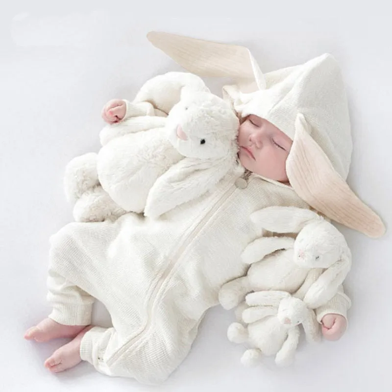 Baby  Clothes Autumn Winter Newborn Baby Rompers 0-2 Year
