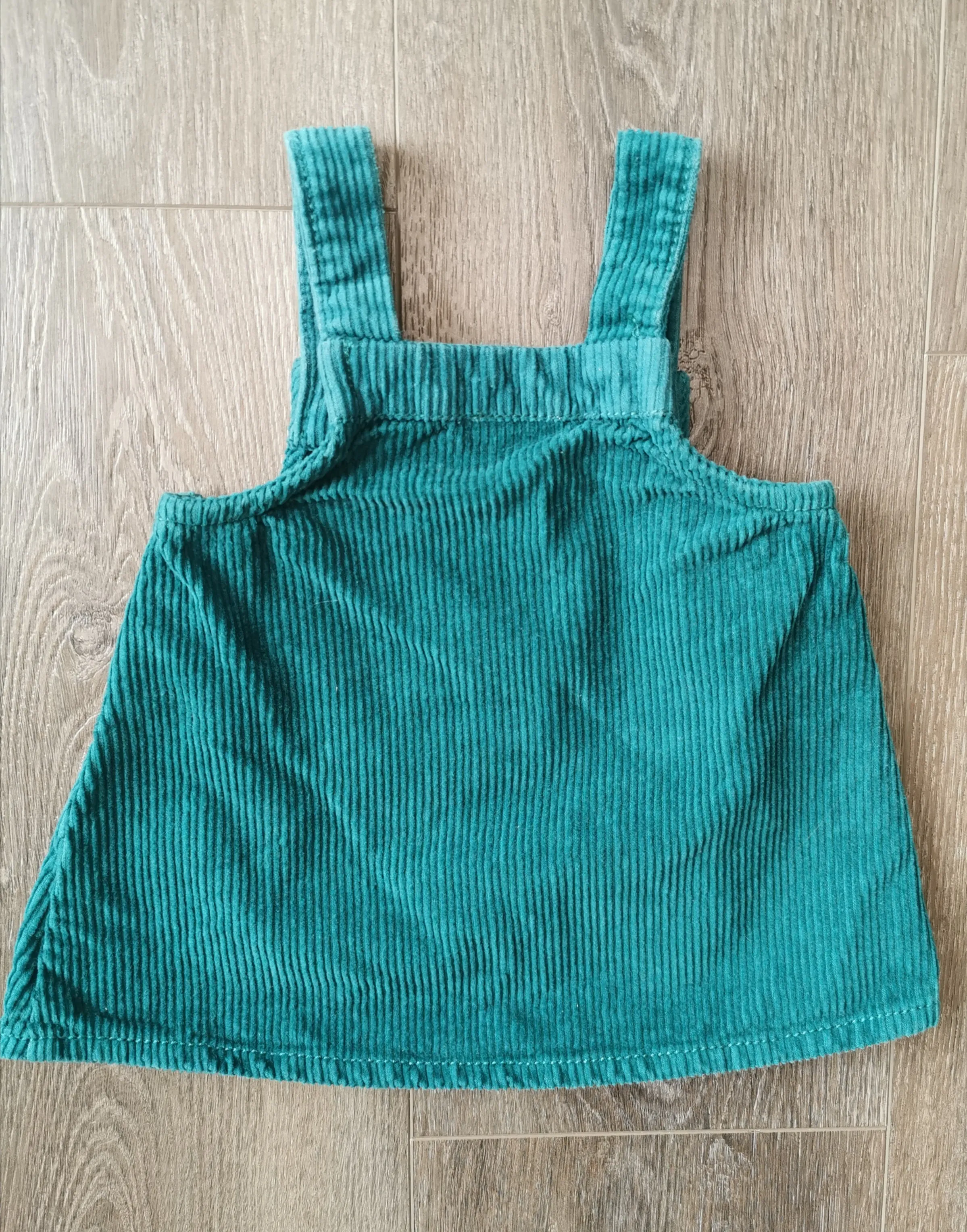 BABY GIRL SIZE 0/3 MONTHS - NEXT BABY, (UK Brand) Corduroy Overall Dress EUC B38