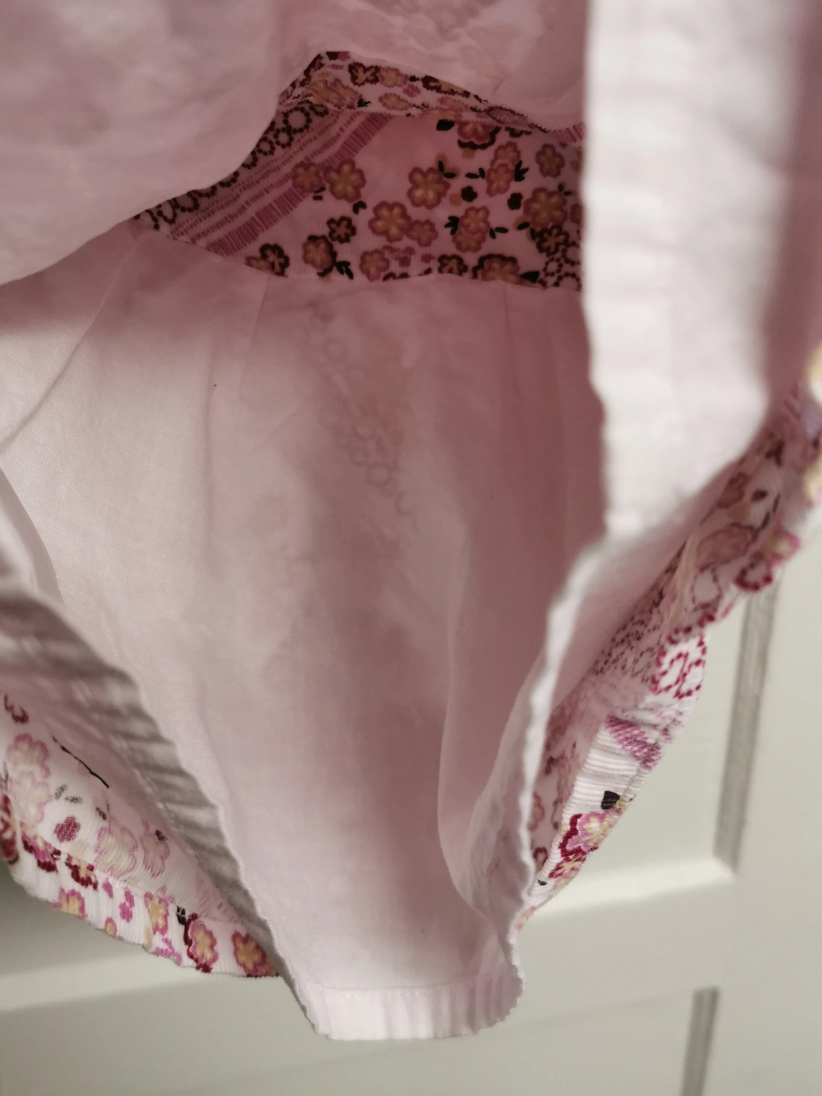 BABY GIRL SIZE 3/6 MONTHS - Baby MEXX, Boho Floral Cordoroy Dress EUC B37