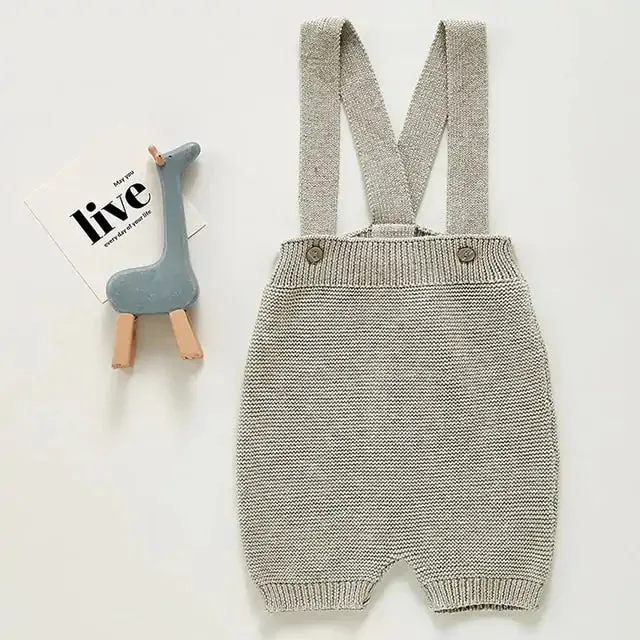 Baby Girl's or Boy's Knitted Rompers - Sleeved & Sleeveless - Various Styles
