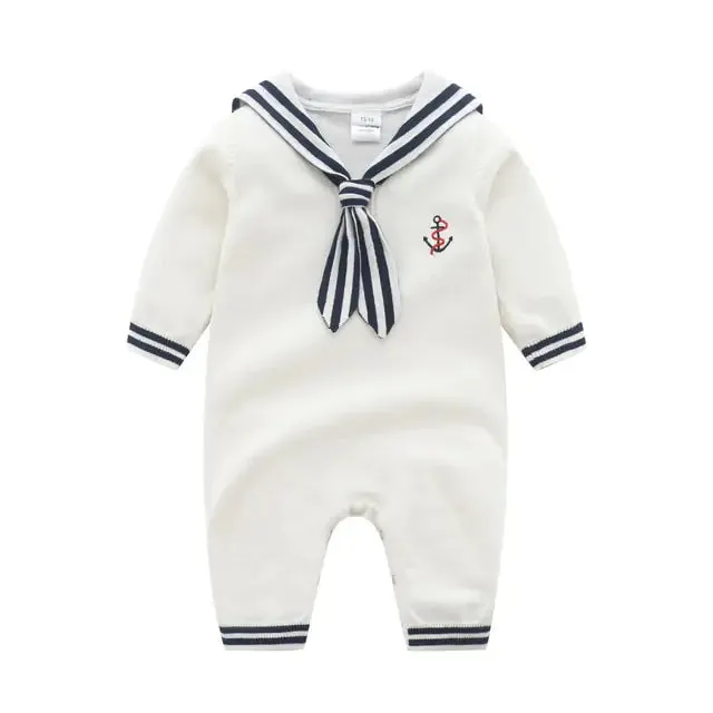 Baby Girl's or Boy's Knitted Rompers - Sleeved & Sleeveless - Various Styles