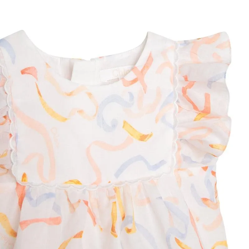 Baby Girls Organic Cotton  Romper