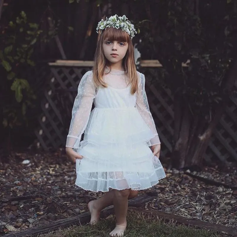 Baby Girls White Lace Dress