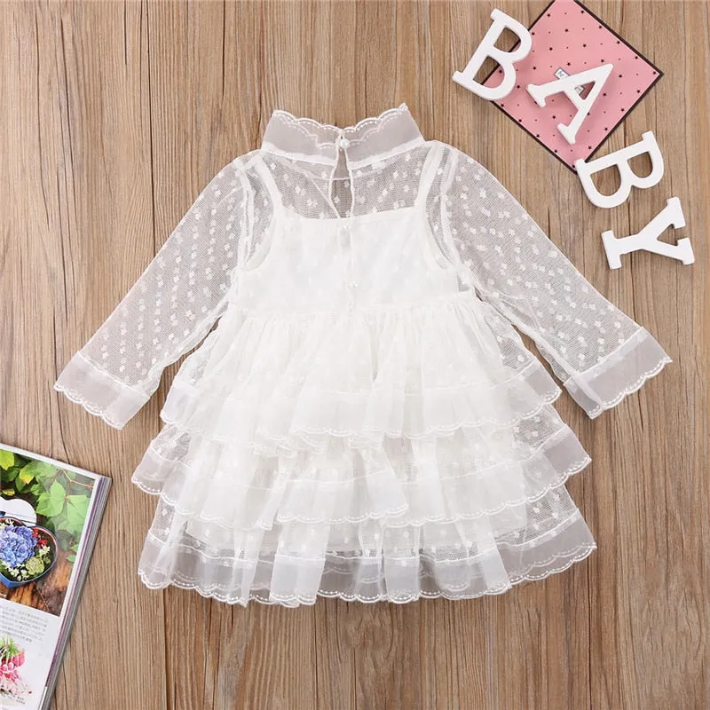 Baby Girls White Lace Dress