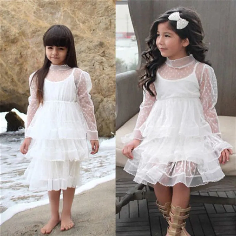 Baby Girls White Lace Dress