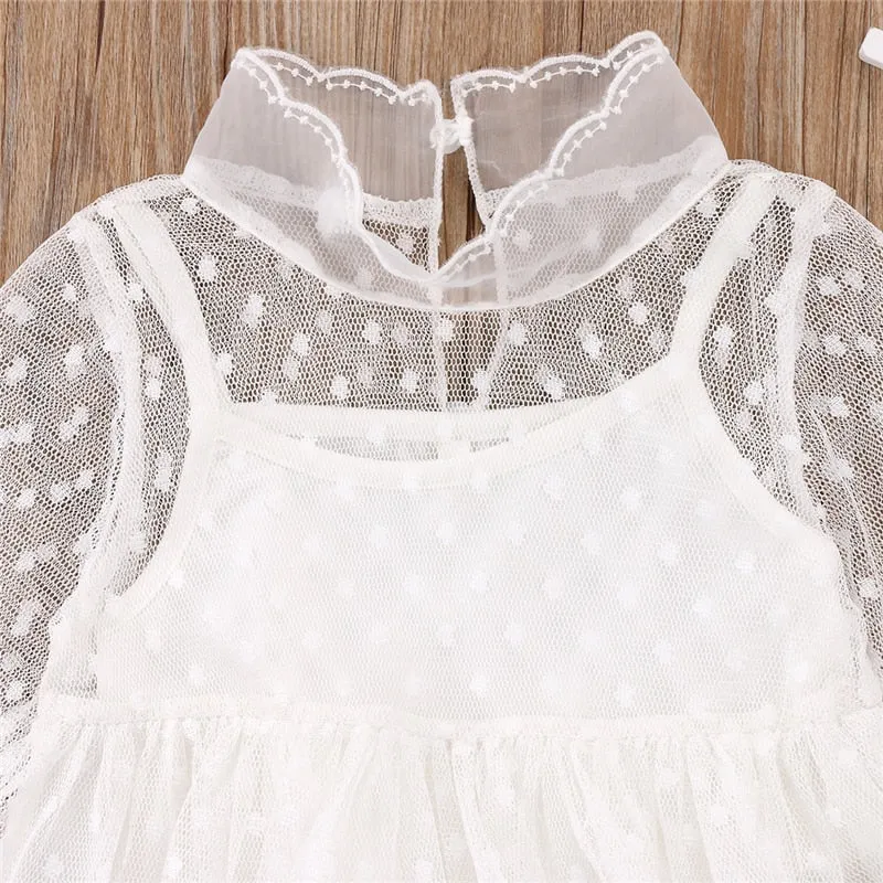 Baby Girls White Lace Dress