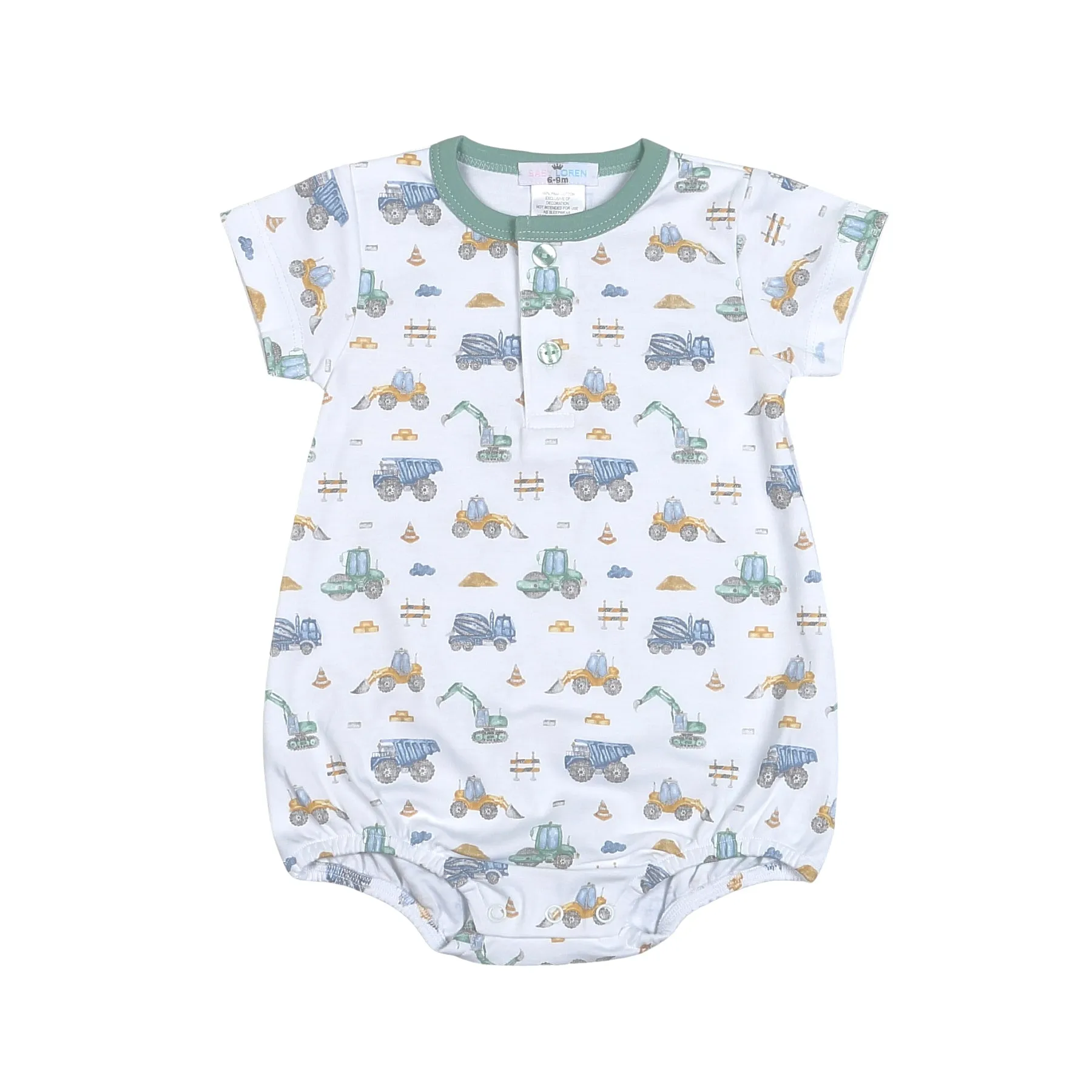 Baby Loren Construction Bubble - Green