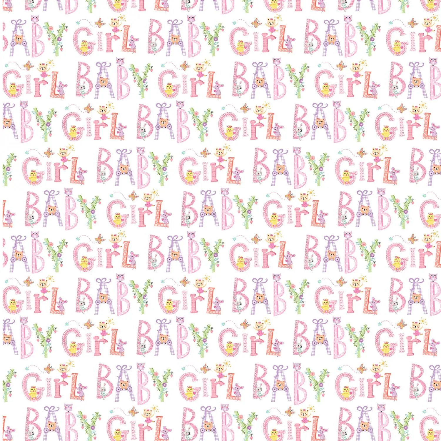 Baby Love - Welcome Baby Girl by Tracy Cottingham for Michael Miller Fabrics
