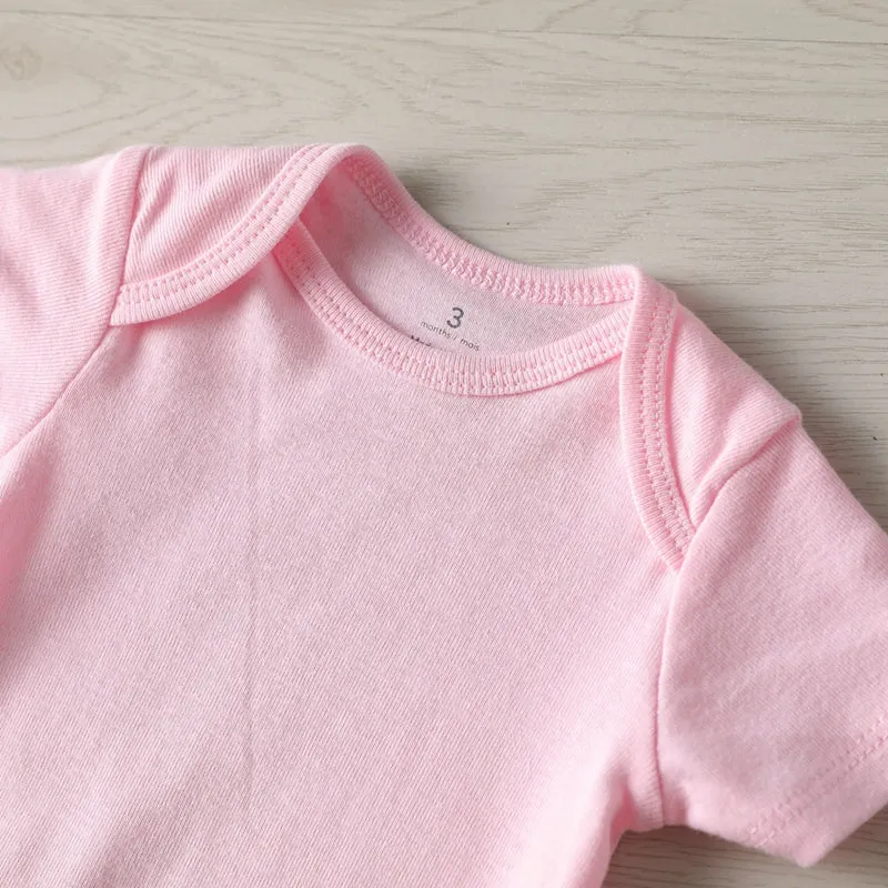 Baby Romper I Love Dad Pink