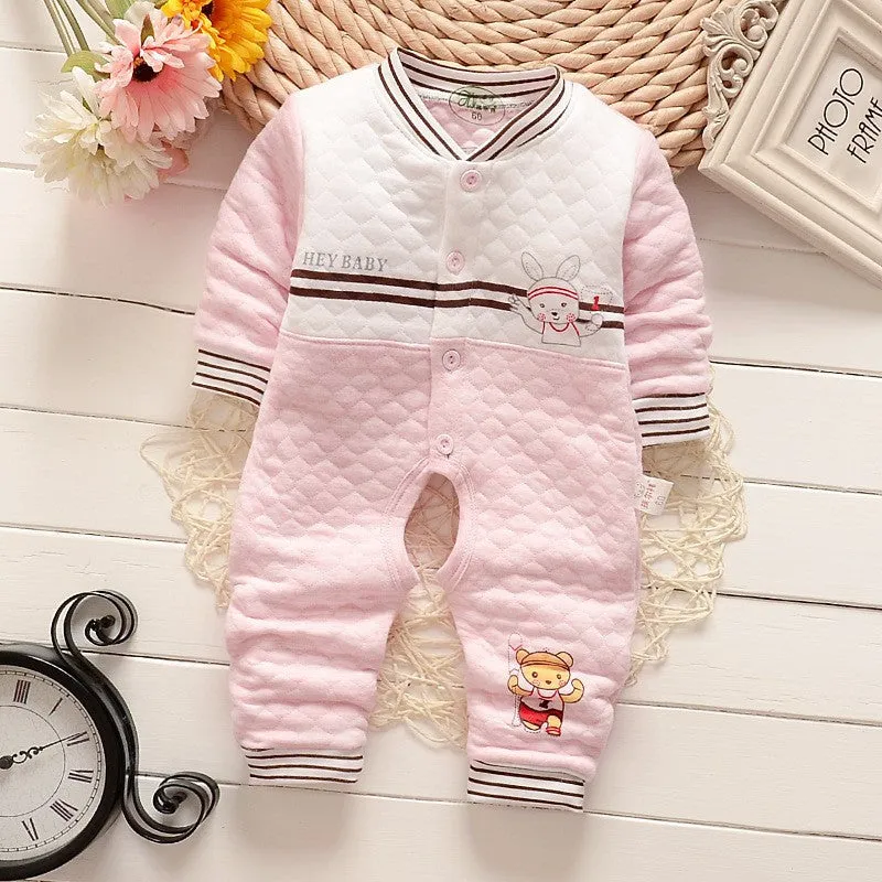 Baby Rompers Autumn long-sleeved Cute cotton Boys Girls clothing Comfortable Cotton Jumpsuit Crawling Coverall Clothing