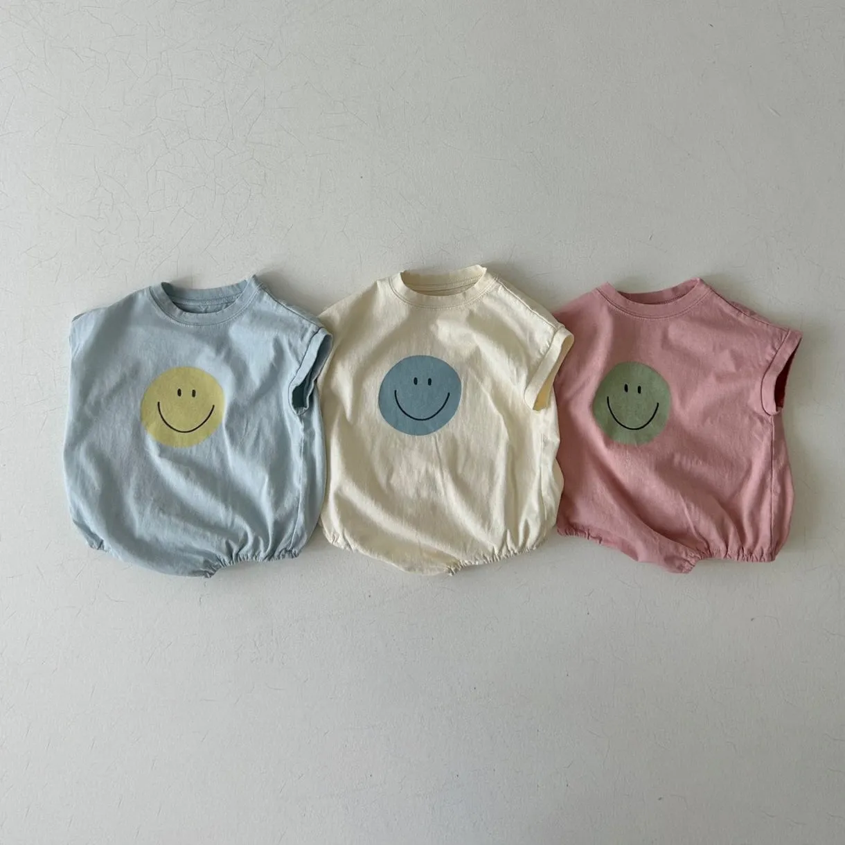 Baby Smile Romper- Dusty Pink