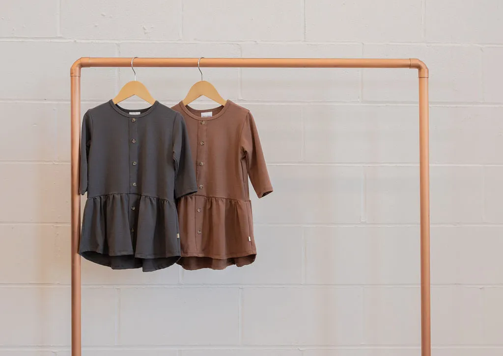Back to Basics:  3/4 Sleeve Peplum Top