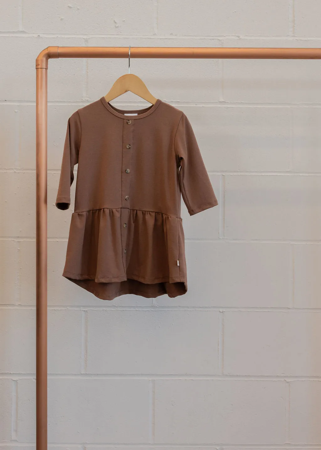Back to Basics:  3/4 Sleeve Peplum Top