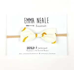 BANANA RUBY BOW HEADBAND
