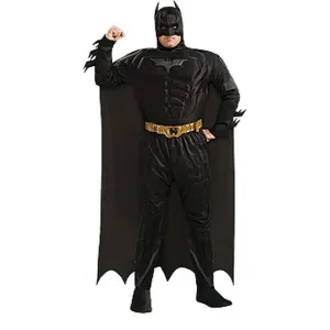 Batman Deluxe Muscle Chest Mens Costume Size Plu