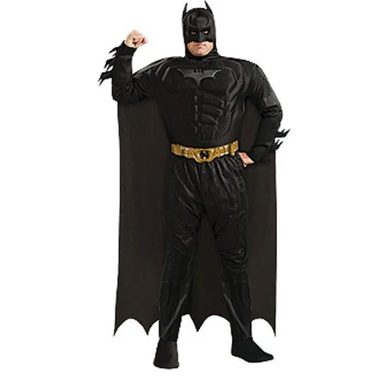 Batman Deluxe Muscle Chest Mens Costume Size Plu