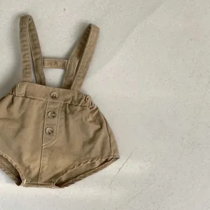 Bebe Spring Overall - Khaki Brown