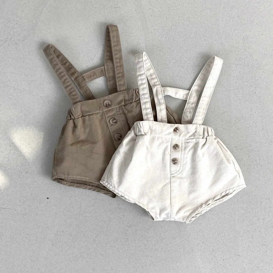 Bebe Spring Overall - Khaki Brown