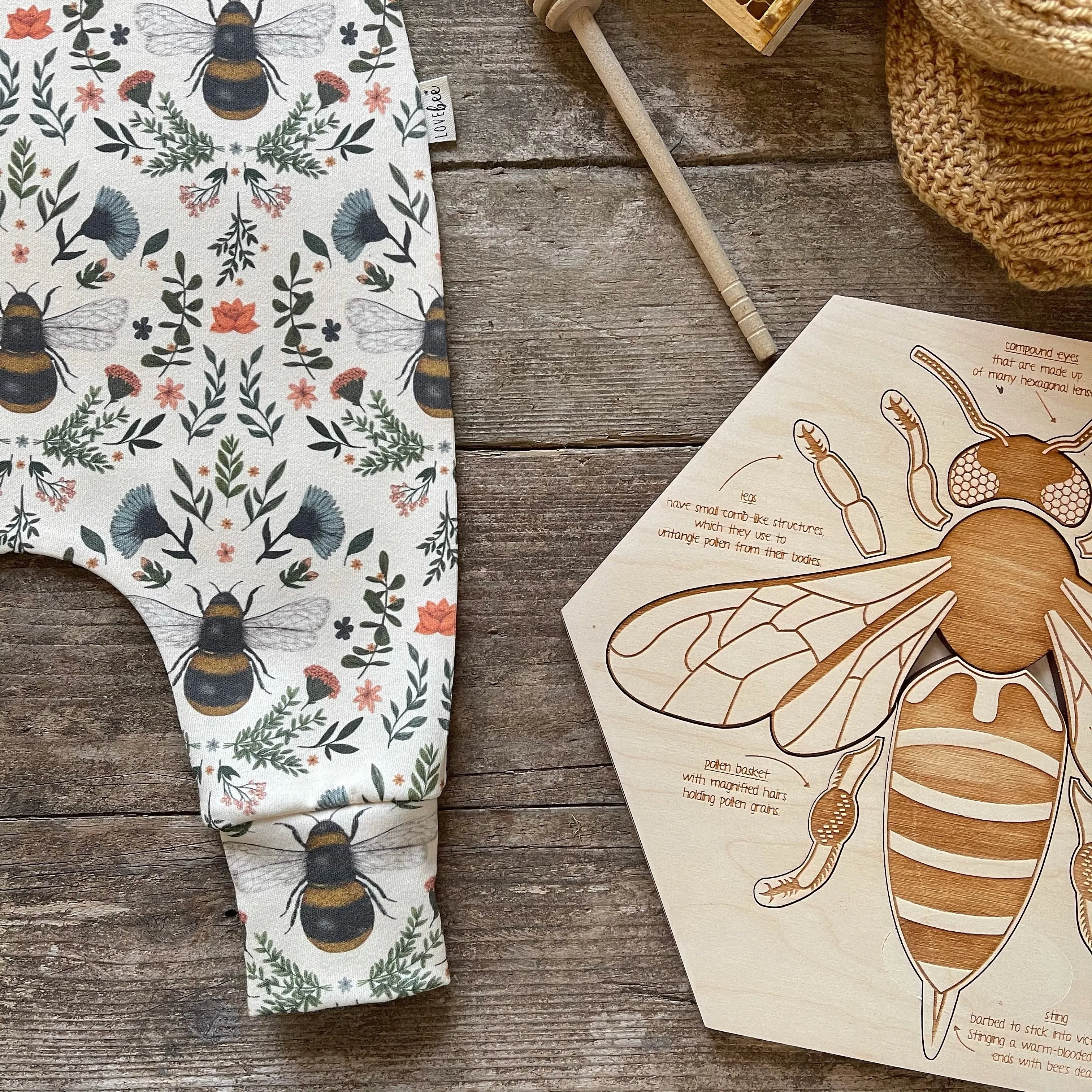 Bee and Botanicals Long Romper
