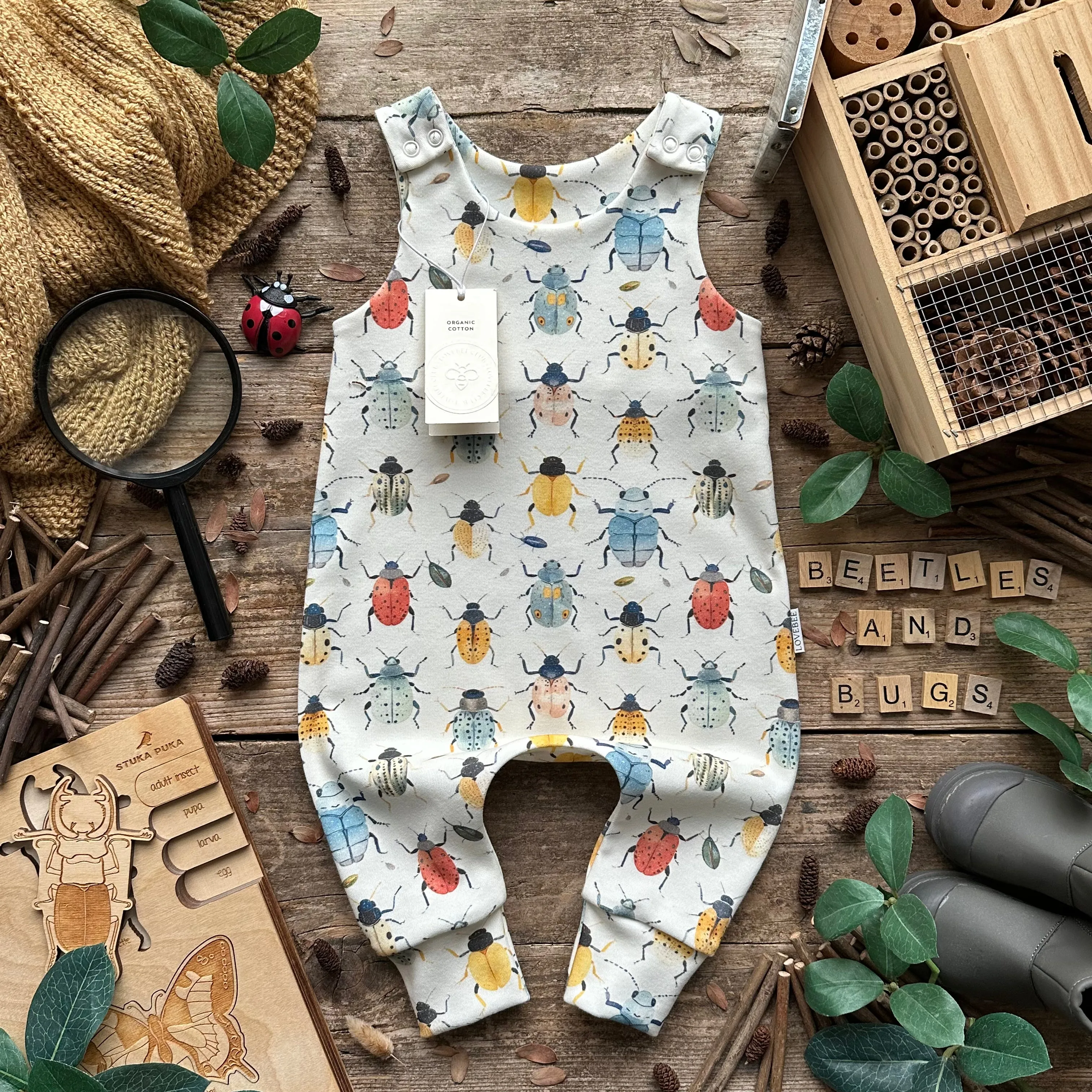 Beetles   Bugs Long Romper