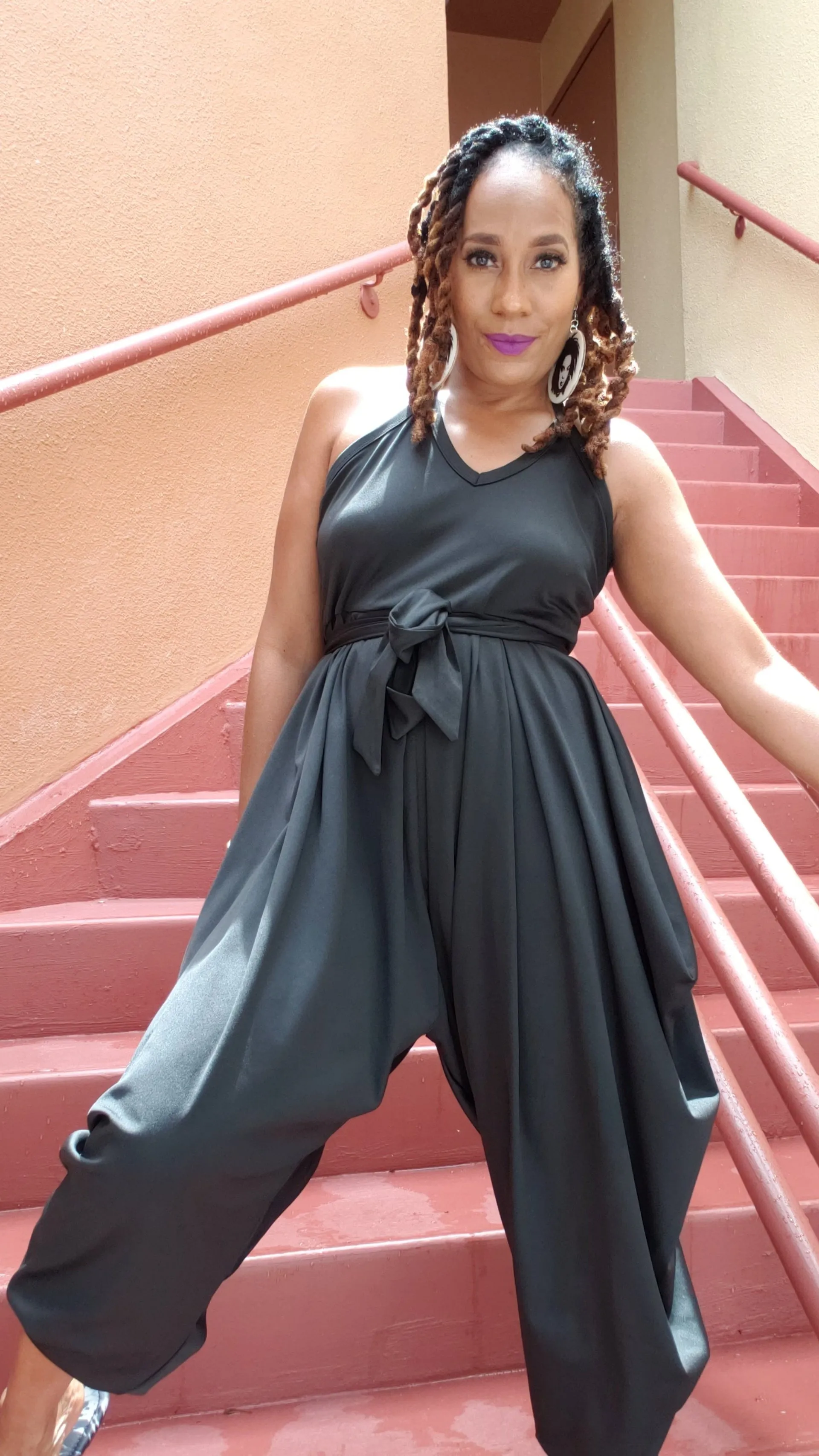 Bellini Harem Jumpsuit | Black