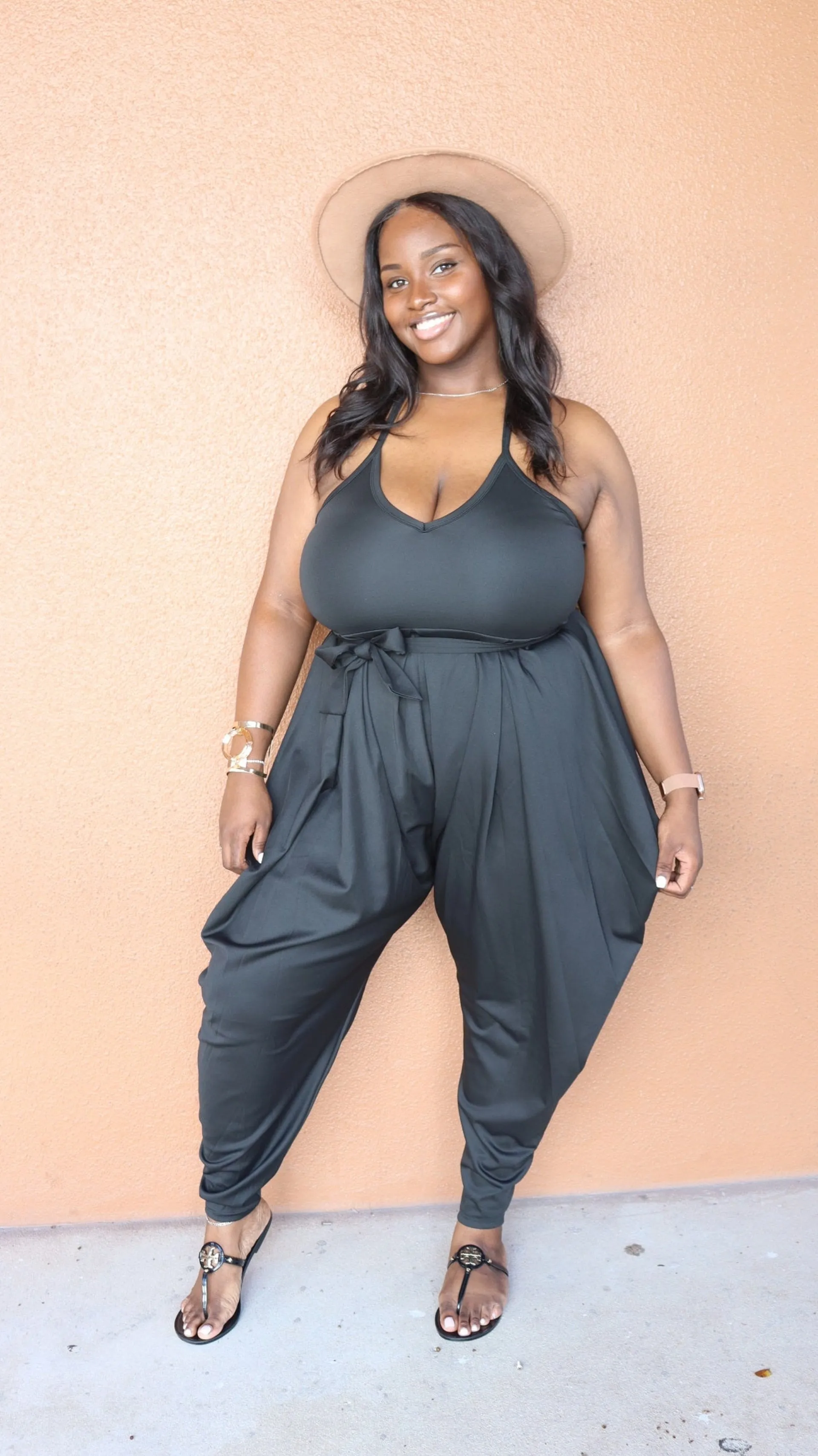 Bellini Harem Jumpsuit | Black