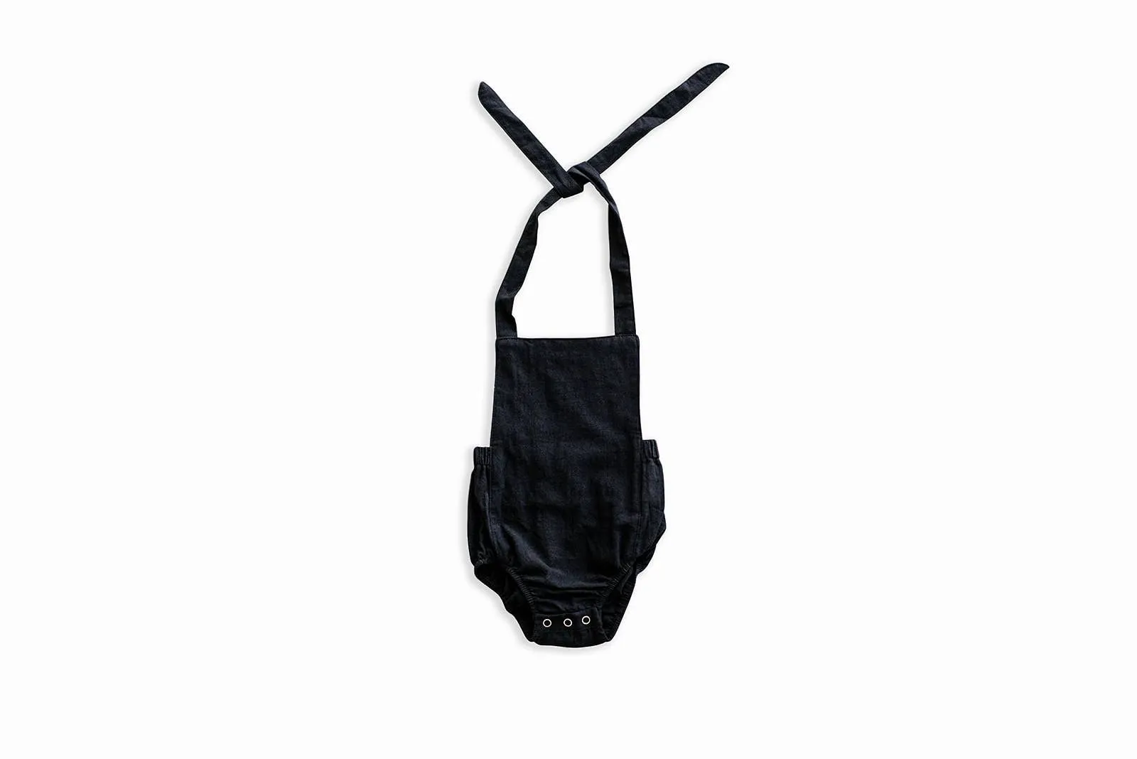 Black Summer Baby Romper: 6-12m
