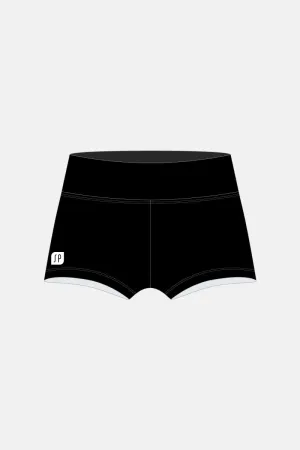 Black Wide Waistband Shorts