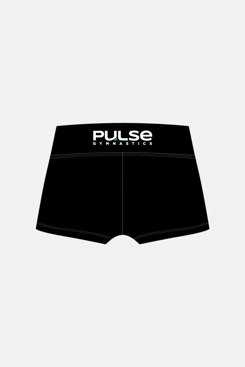 Black Wide Waistband Shorts