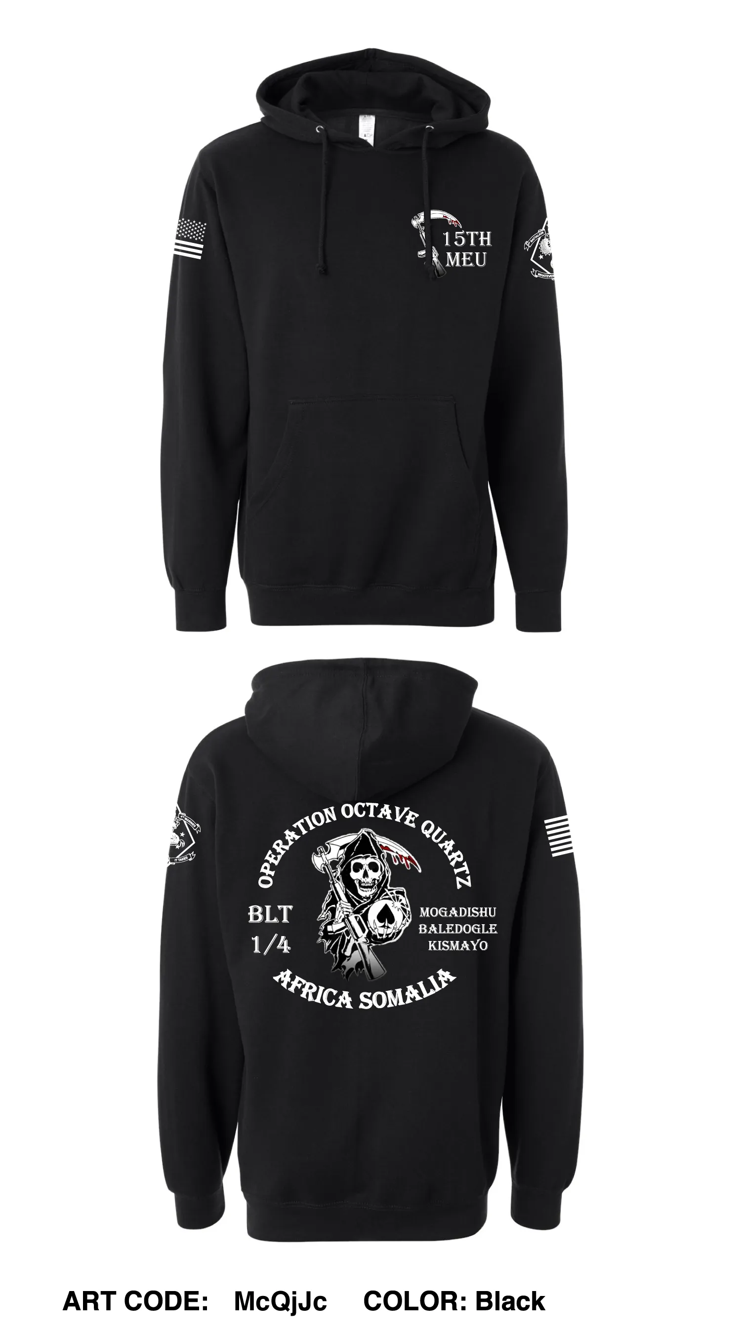 blt 1-4 15th meu Comfort Unisex Hooded Sweatshirt - McQjJc