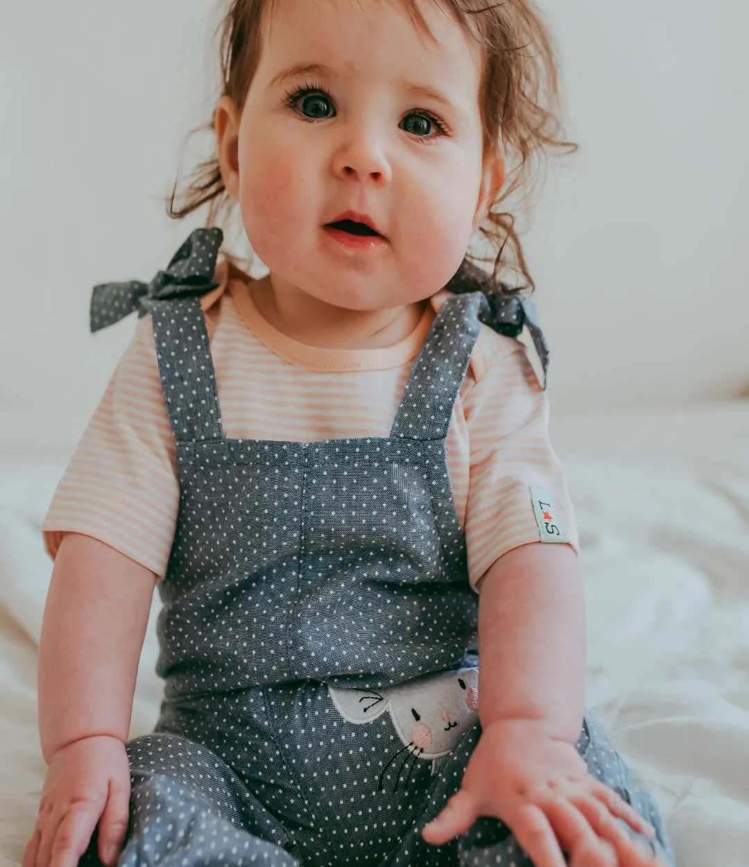 Blue Mouse Applique Romper