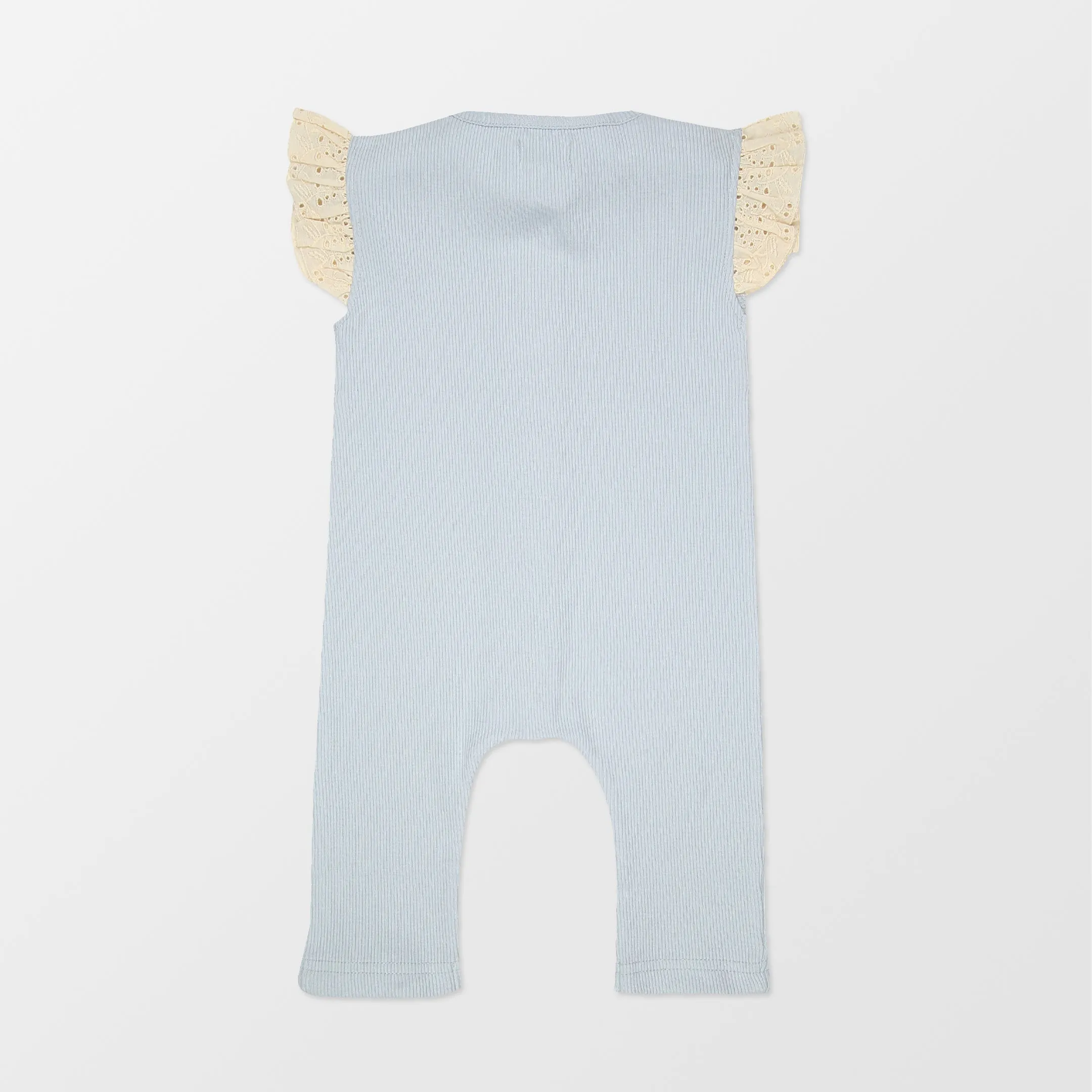 Blue Plain Romper