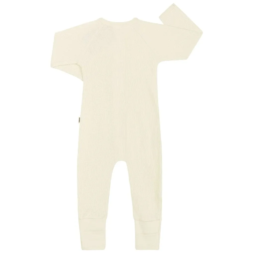 BONDS Waffle Zip Wondersuit - Sesame Seed