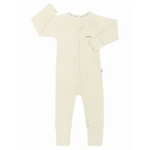 BONDS Waffle Zip Wondersuit - Sesame Seed