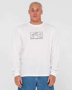 Boxed Out Waffle Long Sleeve Tee