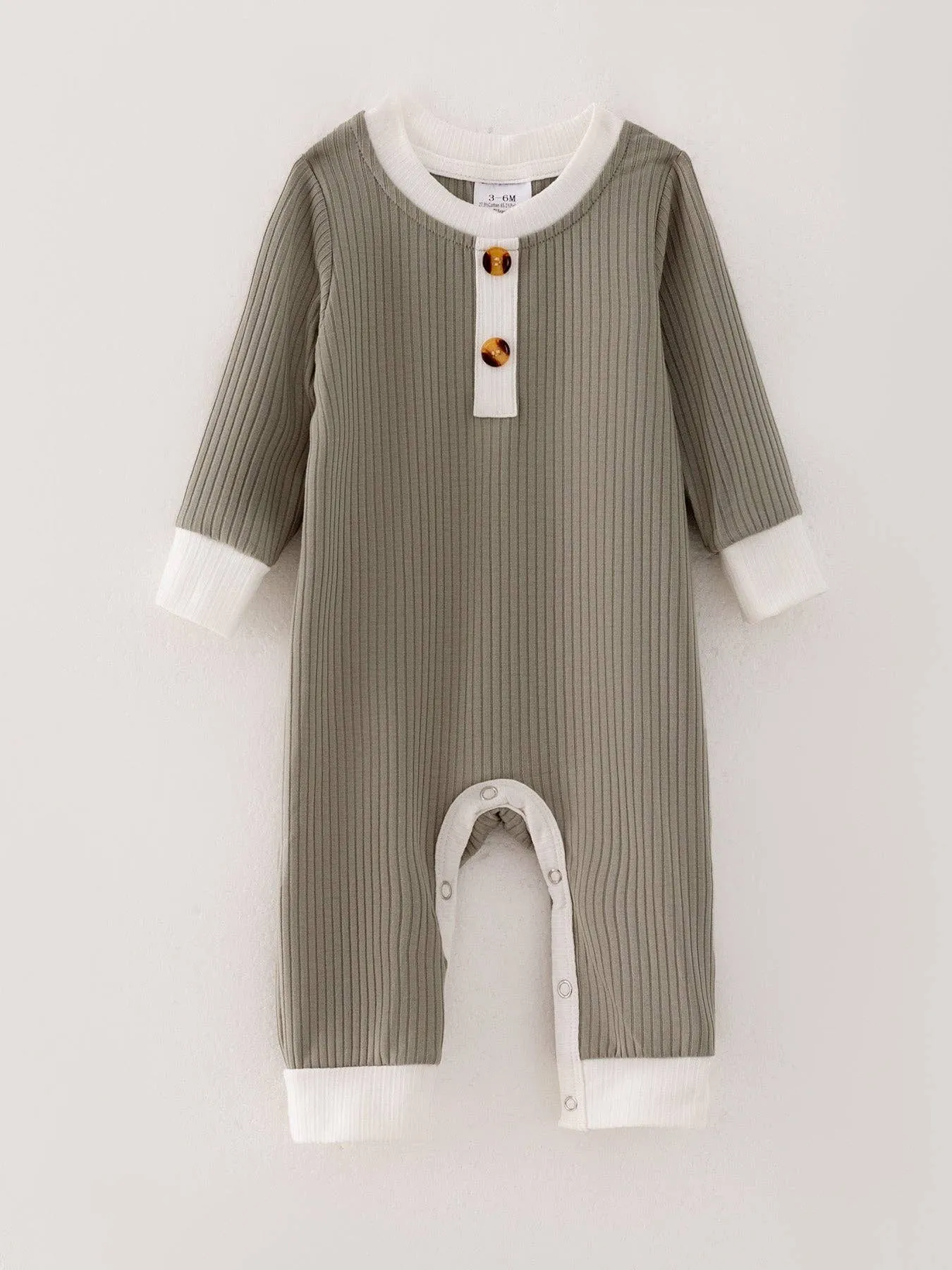 Boys Solid Color Romper RPG41506
