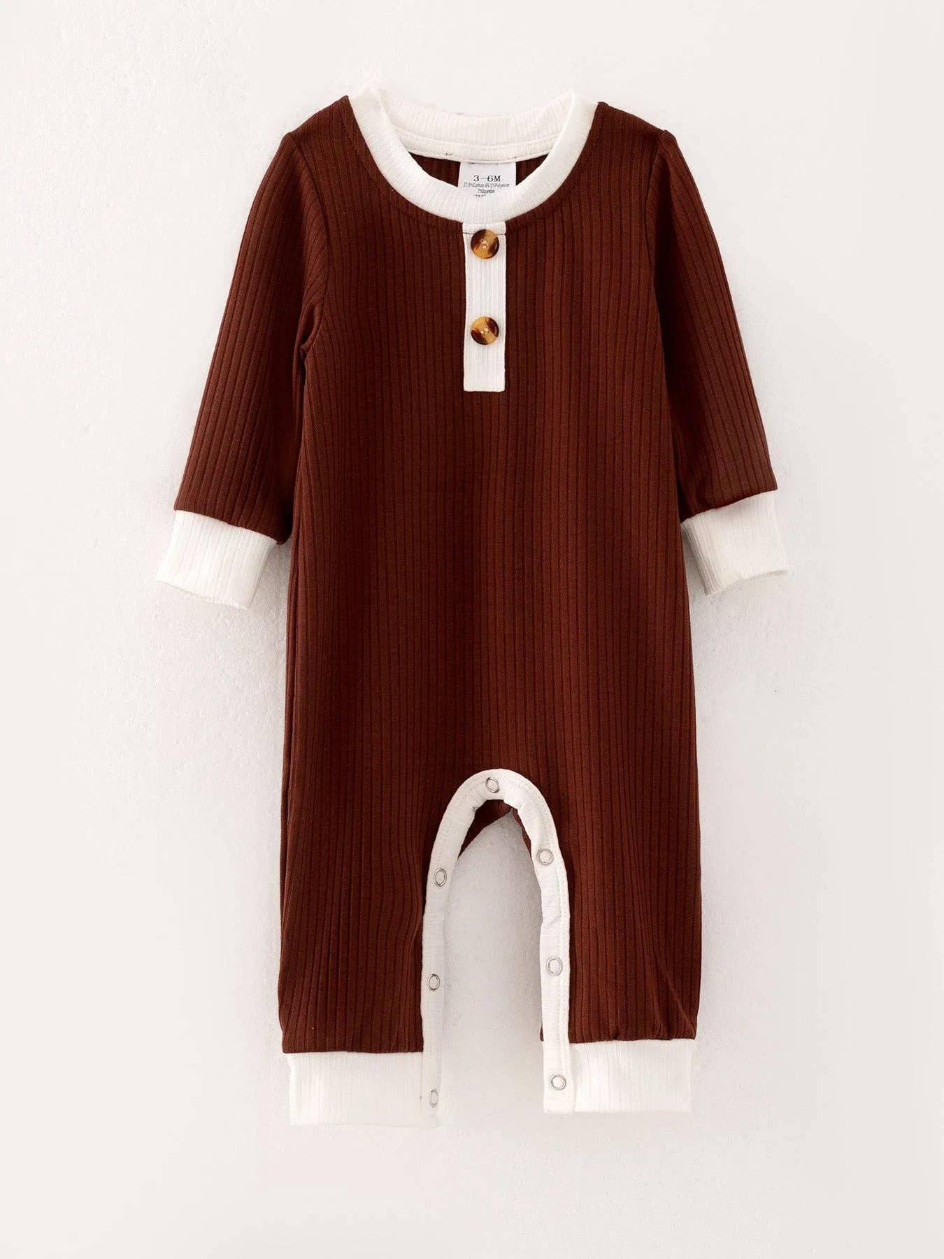 Boys Solid Color Romper RPG41506