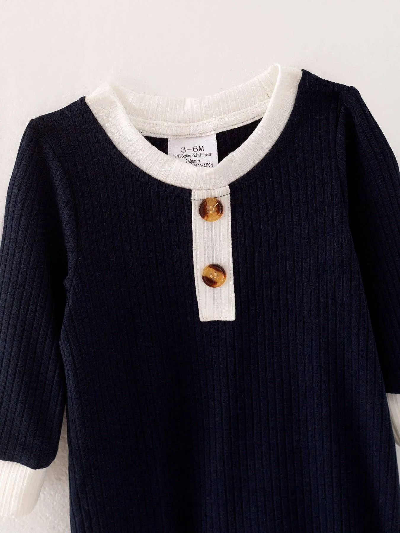 Boys Solid Color Romper RPG41506