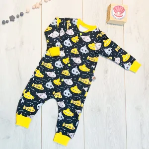 BP Baby Long Sleeve Popper Romper