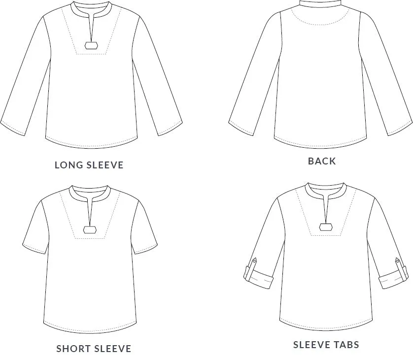 Breeze Shirt Sewing Pattern - Child