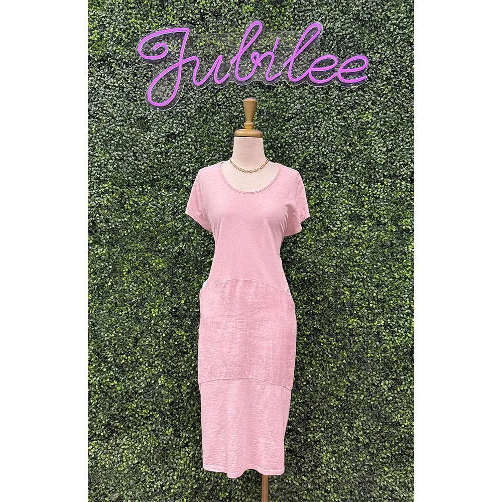 Bria Petal Linen Dress