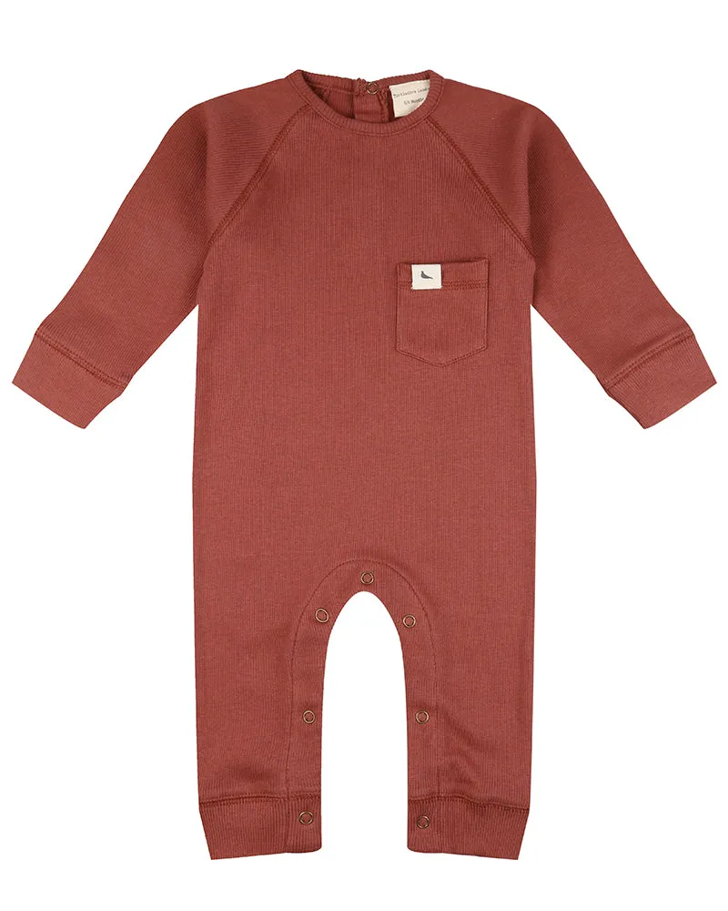 Brick Ribbed Romper