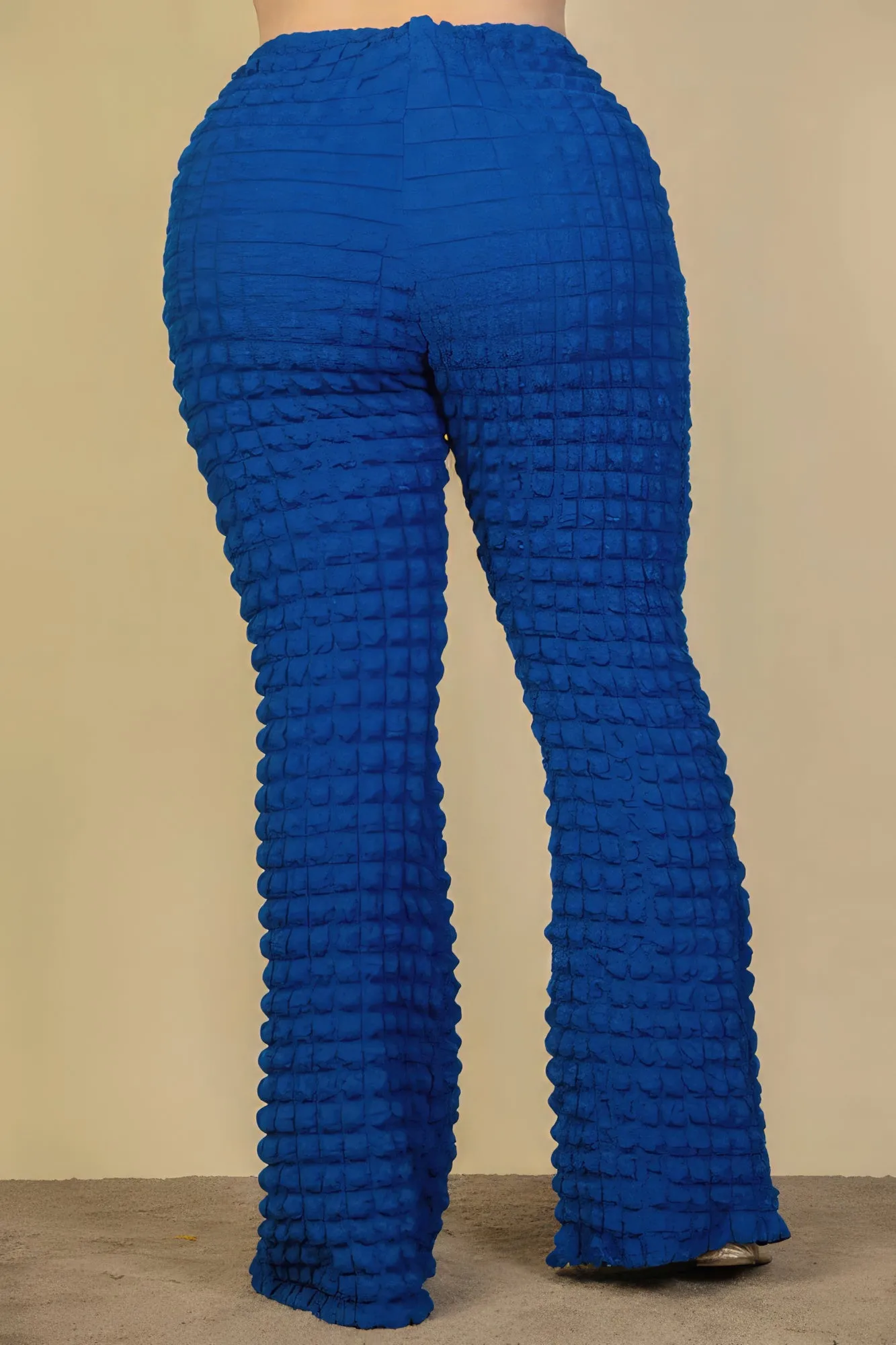 “Bullet Proof” Royal Bubble Flare Pants
