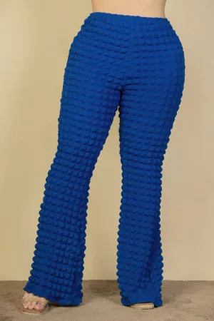 “Bullet Proof” Royal Bubble Flare Pants